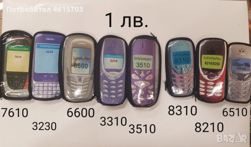 Калъф за Nokia 7610,3230,6600,3310,3510,8310,8210,6510,5110,6310,6210,3210,7260,6670,5100, R600,K750, снимка 1