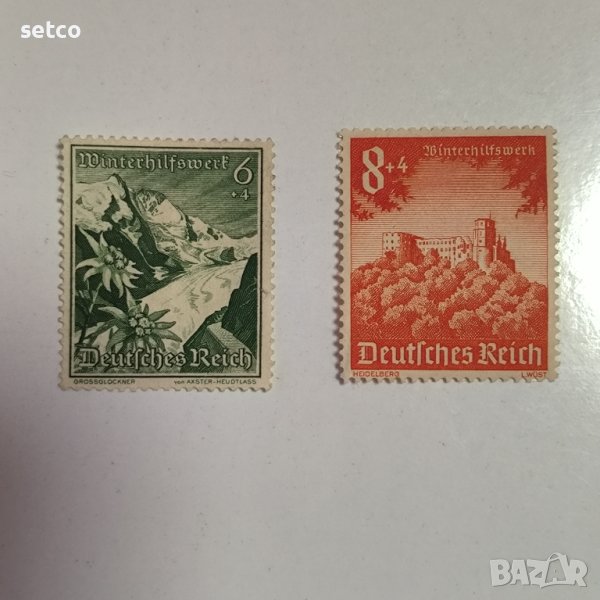 Германия Райх 1938 година Благотворителни марки, снимка 1