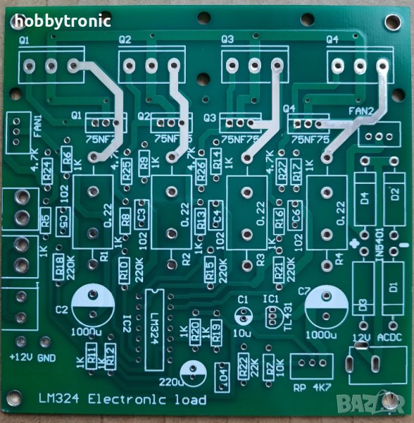 Електронен товар, печатна платка за сглобяване 150W 30V, снимка 1