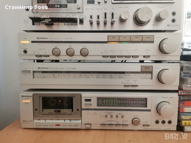 Hitachi дек тунер и усилвател , снимка 1