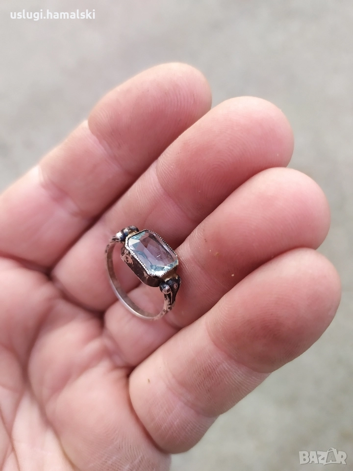 Стар сребърен пръстен, снимка 1