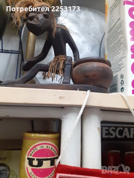 Дървени афр.сувенири с негърски мотиви, снимка 1