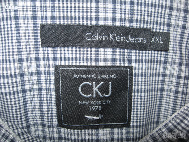 Риза CALVIN KLEIN  мъжка,Л-ХЛ, снимка 1