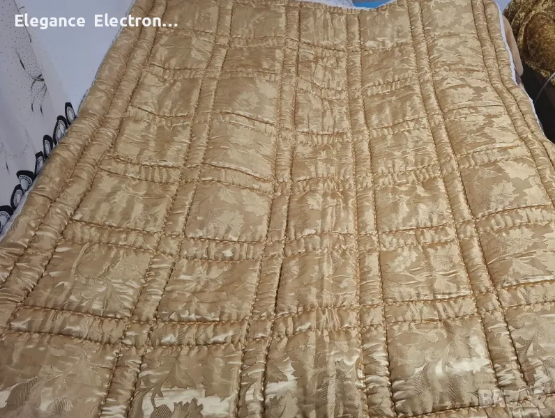 Юрган от Памук 195/155. Жълт, снимка 1