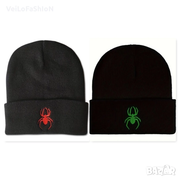 Нова зимна шапка с Паяк, снимка 1