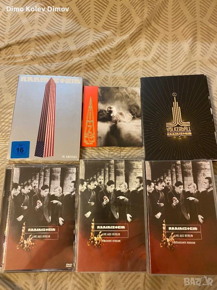 Rammstein Колекция. Оригинали. DVD, VHS, CD, снимка 1