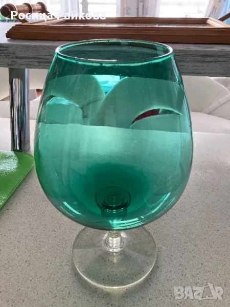 Голяма стъклена чаша, снимка 1
