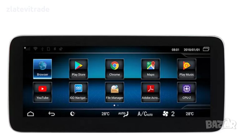 MERCEDES BENZ GLC, C W205 2015 - 2020 АНДРОИД НАВИГАЦИЯ 10,25", 9381, снимка 1