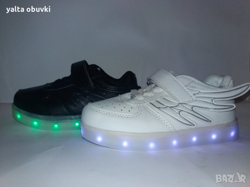 Детски маратонки 1199 със светещи подметки  и USB зарядно, снимка 1