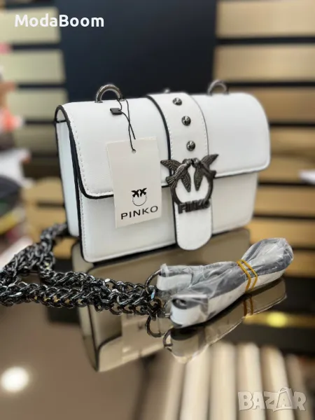 Pinko бяла дамска чанта , снимка 1