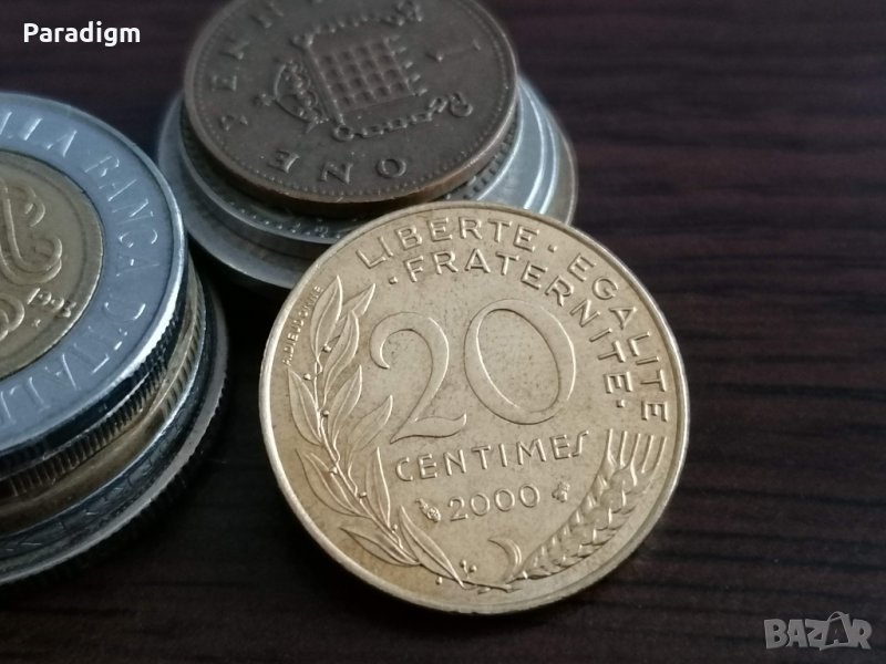 Монета - Франция - 20 сентима | 1982г., снимка 1