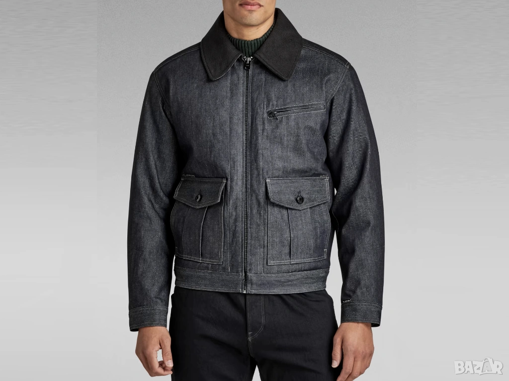 G-STAR RAW P3 Denim Jacket D22558 Дънково Яке Ново без Етикет S-M, снимка 1