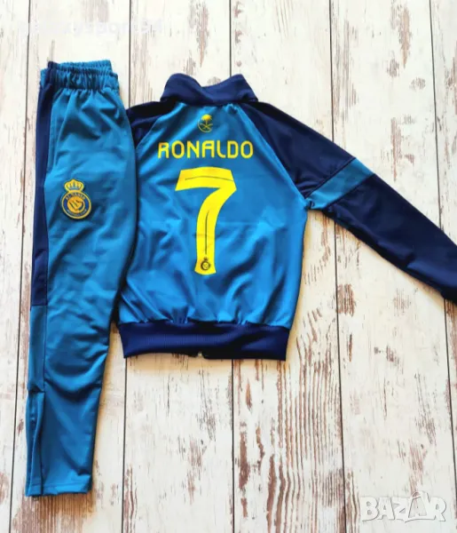 Анцуг Роналдо Кр7 син ал насър ново сезон 24 25г комплект детско, снимка 1