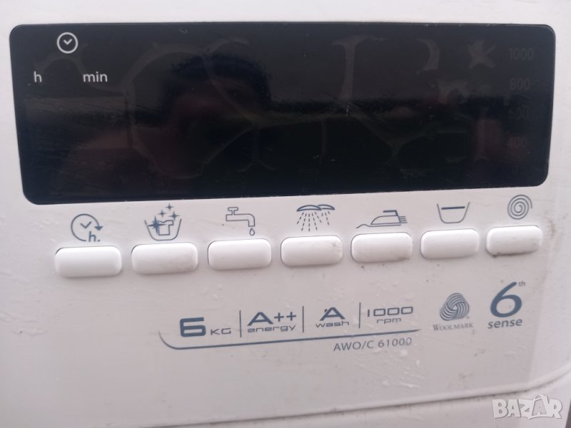 Продавам преден панел с платки за пералня Whirlpool AWO/С 61000, снимка 1