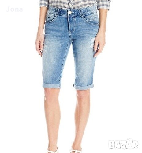 Къси светло сини дънкови панталонки, снимка 1