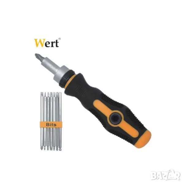  К-т ръкохватка с накрайници 16 ч. / WERT 2256 / , снимка 1