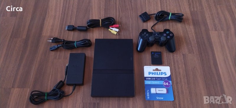 PlayStation 2 Slim + над 9000 игри * Подходящ за Подарък * PS2 *, снимка 1