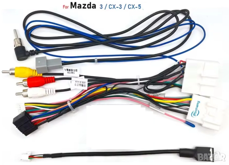 Букса за MAZDA 3 Onksella, CX-4, CX-3 кабел, Android, за мултимедия, преходник, аудио за навигация, снимка 1