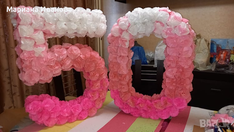 обемни цифри и букви, снимка 1