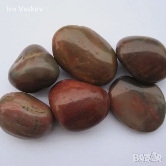 червеникави декоративни камъни , снимка 1