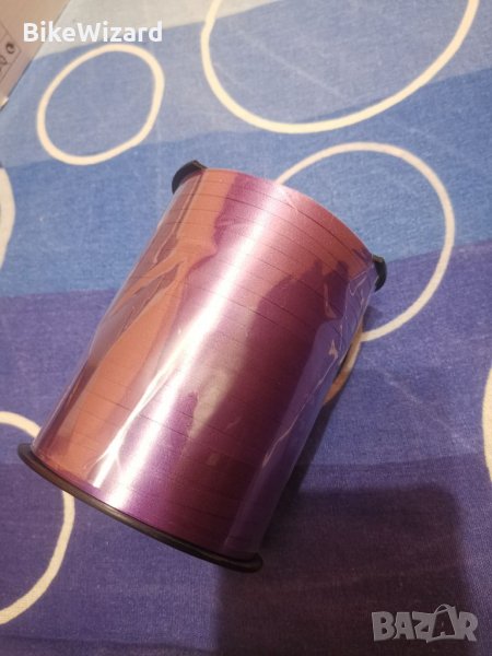 Party Ribbon 5mm.x500m. кърлинг панделка лилаво НОВА, снимка 1