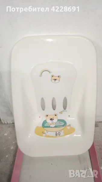 Анатомична бебешка подложка за къпане, стол за хранене,коритца и др., снимка 1