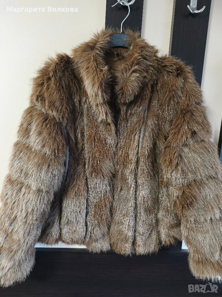 Дамско кафяво палто, снимка 1