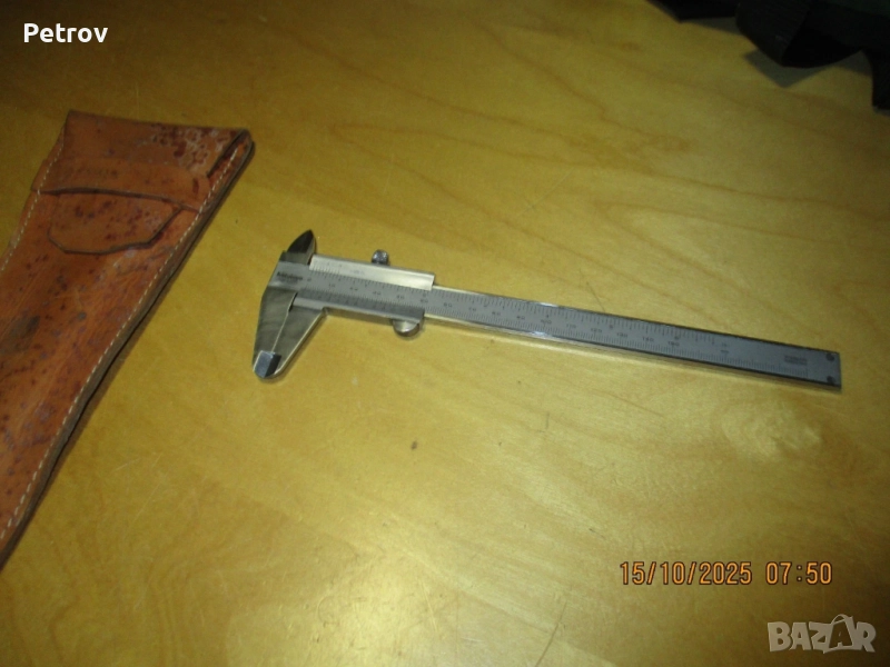 Mitutoyo - MADE IN JAPAN - ORIGINAL Mitutoyo - Японски ПРОФЕСИОНАЛЕН - ПРЕЦИЗЕН Шублер 0 - 150 mm !!, снимка 1