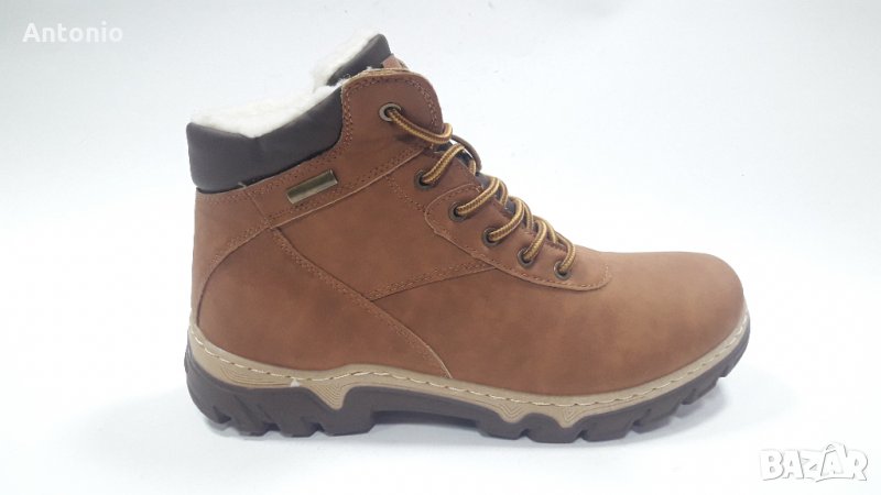 Мъжки боти бежови 3574, снимка 1