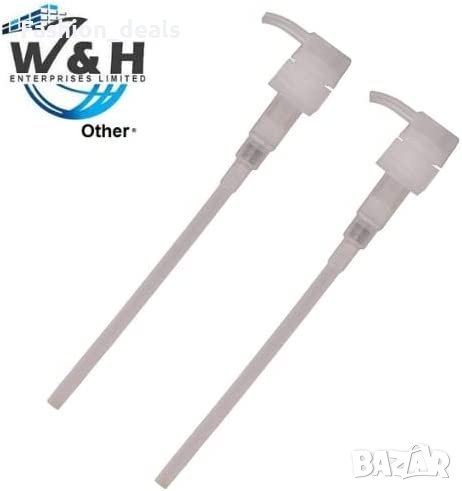 Нови 2 броя дозатор с помпа бутилка течен сапун миене шампоан гел ръце, снимка 1