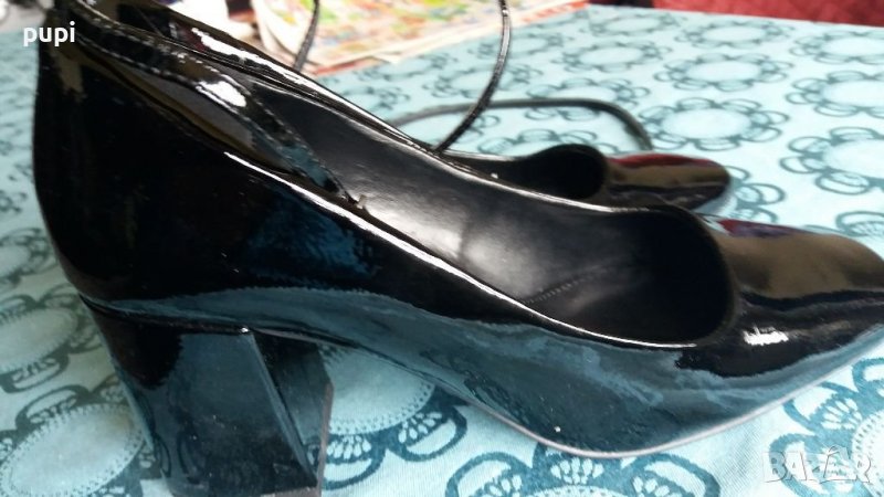 Нови 37н на стабилен ток- лачени дамски обувки, снимка 1