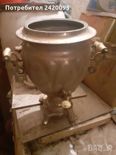 Стар руски самовар на ток-20лв, снимка 1