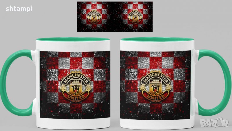 Чаша Манчестър Юнайтед Manchester United Керамична, снимка 1