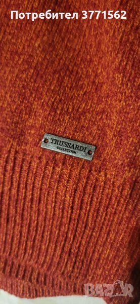 Луксозен мъжки пуловер Trussardi S, снимка 1
