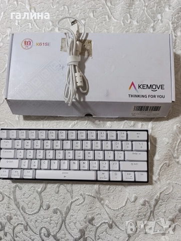 Механична клавиатура 60%, KEMOVE K61SE, Gaiming, жична, снимка 14 - Клавиатури и мишки - 52673457