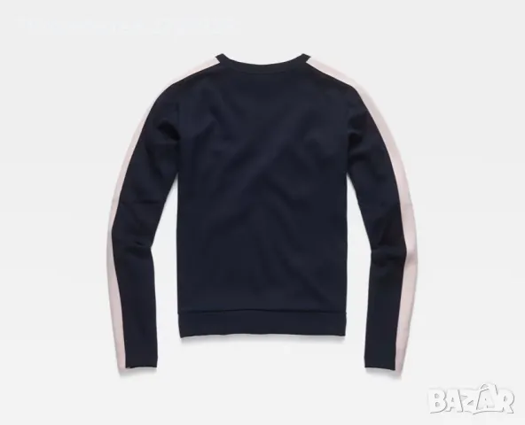 G-star Raw тъмно синя блуза, размер S, снимка 4 - Блузи с дълъг ръкав и пуловери - 50185466