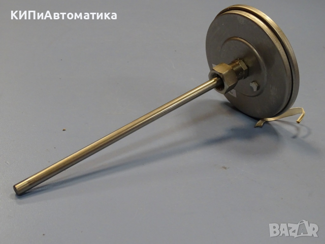 биметален термометър JUMO immersion thermometer ф100mm, 0/+200°C, L-200mm, снимка 9 - Резервни части за машини - 36530682
