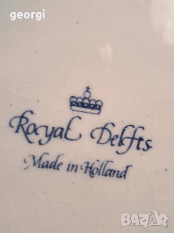 холандска порцеланова кутия Royal Delft blue 24/4, снимка 5 - Декорация за дома - 49525258