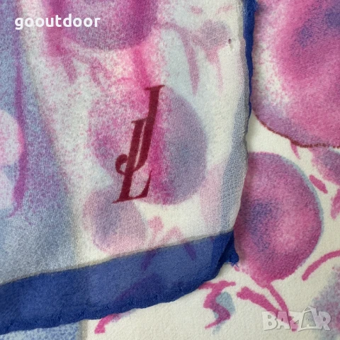 Jammers & Leufgen JL Floral Silk Scarf 35x160, снимка 5 - Шалове - 51287261