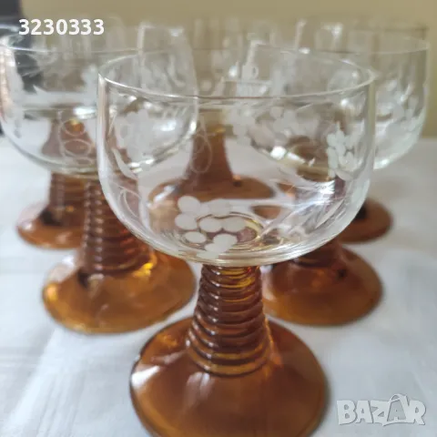  Кристални чаши за ракия/вино, снимка 3 - Чаши - 47564316