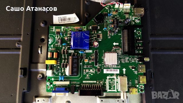 CROWN 40T21100C със счупена матрица , TP.MS3663S.PB801 , V400HJ6-PE1 Rev. C3 , R28-S00271-0120, снимка 7 - Части и Платки - 33656688