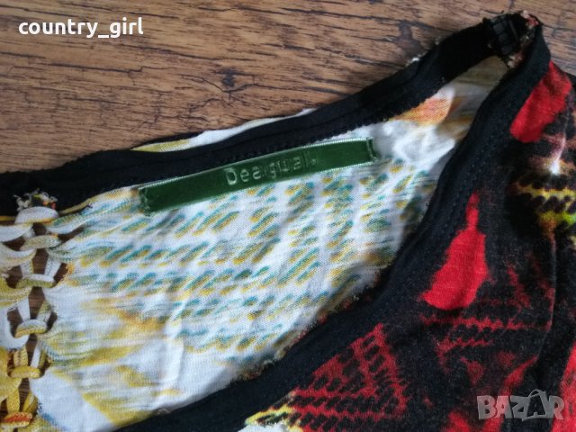 desigual - страхотна дамска блуза, снимка 5 - Блузи с дълъг ръкав и пуловери - 28045457