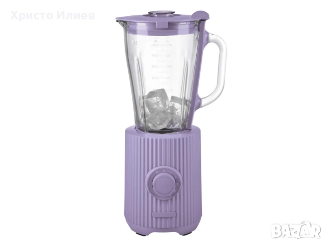 Блендер 600W Лилав стъклена кана, снимка 2 - Блендери - 52304375