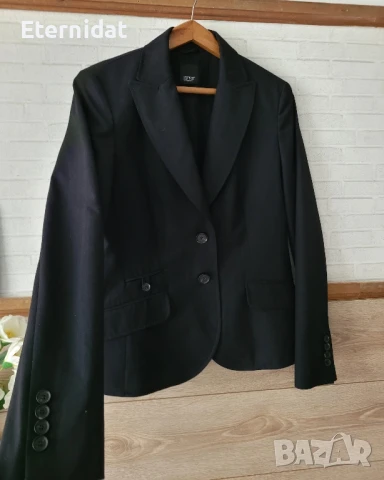 Черно елегантно сако Esprit , снимка 9 - Сака - 51429099