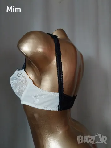 Aubade 75 E Бял дантелен сутиен , снимка 3 - Бельо - 47309735