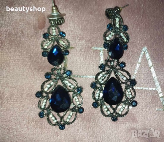 елегантни обеци налични в два цвята, снимка 8 - Обеци - 43331645