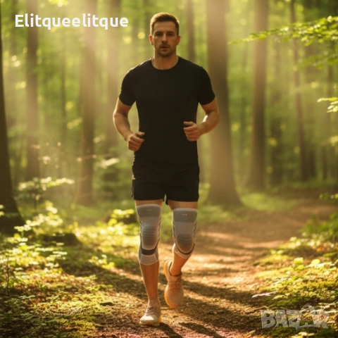 Спортна компресивна наколенка Vbosi 7783C – гъвкава защита и комфорт при движение, снимка 4 - Други - 52404415