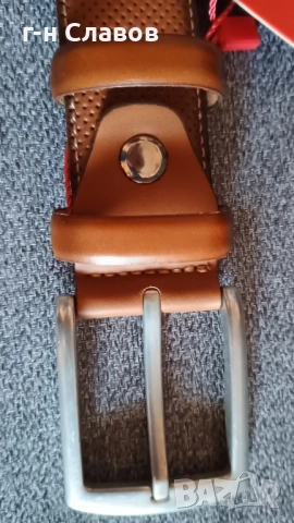 Дизайнерски колан, телешка кожа., снимка 4 - Подаръци за мъже - 51592193