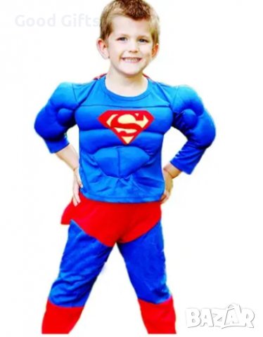 Детски Костюм Спайдърмен с мускули, батман с мускули, супермен , капитан америка, снимка 4 - Други - 38130247