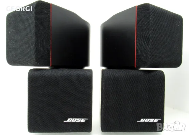 5 броя bose red line cube speakers